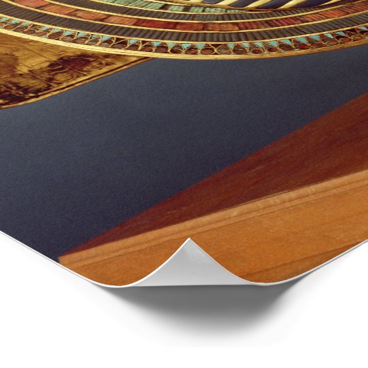 Die Begräbnismaske von Tutankhamun Poster (Ecke)