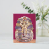 Die Begräbnismaske von Tutankhamun Postkarte (Stehend Vorderseite)