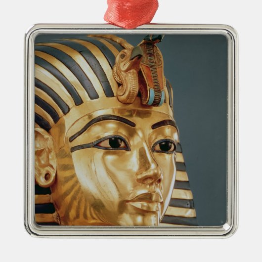 Die Begräbnismaske von Tutankhamun Silbernes Ornament (Vorne)