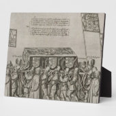 Die Begräbniszeremonie von Sir Philip Sidney (1554 Fotoplatte (Seite)