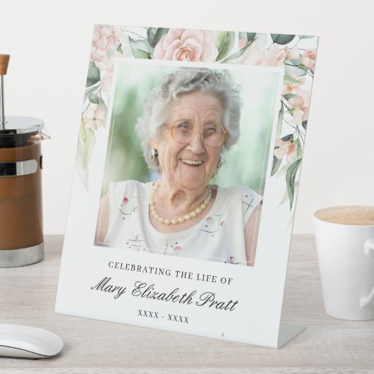 Die Begrüßung des Lebens-Fotos Sockelschild (In Situ)