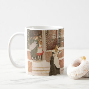 Die Begrüßung des Postboten von Robert Walker Macb Kaffeetasse