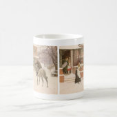 Die Begrüßung des Postboten von Robert Walker Macb Kaffeetasse (Mittel)