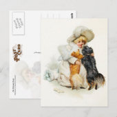 Die Begrüßungs-Zuhause Postkarte (Vorne/Hinten)