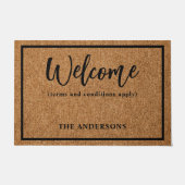 Die Begrüßungsbedingungen gelten für die sonnige T Fußmatte (Vorderseite)