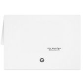 Die Begrüßungskarte der Floating-Stadt (Rückseite Horizontal)