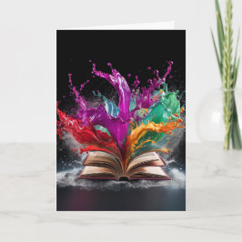 Die Begrüßungskarte des Autors Karte