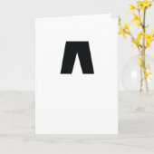 Die Begrüßungskarte des Nightpantz-Symbols Karte (Gelbe Blume)