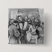 Die Behandlung der Tuberkulose Button (Vorderseite)