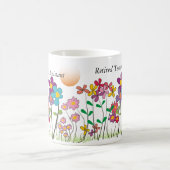 Die behilfliche Tassen-künstlerische Blumen des Kaffeetasse (Mittel)