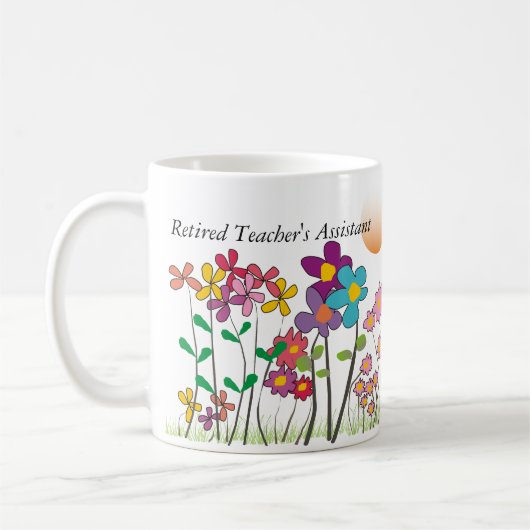 Die behilfliche Tassen-künstlerische Blumen des Kaffeetasse (Links)