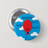 Die Behinderung Behalte mich nicht ab!: Button (Vorne & Hinten)