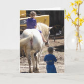 Die beiden abscheulichen Mädchen und ihr Pferd Karte (Gelbe Blume)