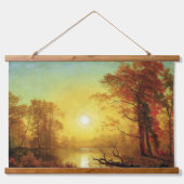 Die beiden berühmten Landschaftsbilder von Albert Wandteppich Mit Holzrahmen (Vorderseite)