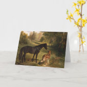 Die beiden Freunde Karte (Gelbe Blume)