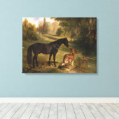 Die beiden Freunde Leinwanddruck (Insitu (Holzboden))