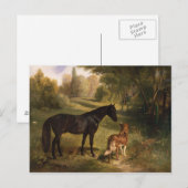 Die beiden Freunde Postkarte (Vorne/Hinten)