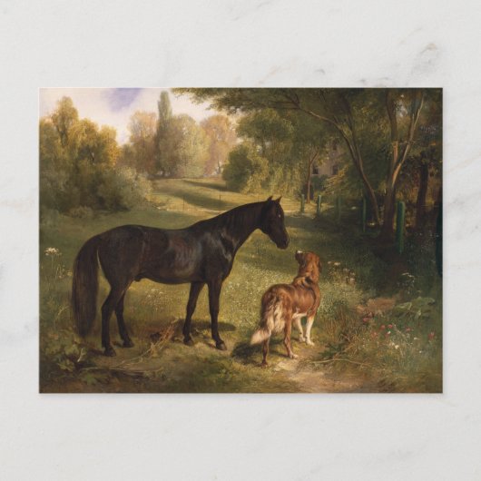 Die beiden Freunde Postkarte (Vorderseite)