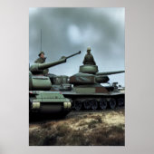 Die beiden Tanks | AI Art Poster (Vorne)
