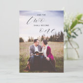 Die beiden werden zu einem religiösen Foto Save The Date (Stehend Vorderseite)