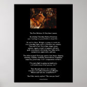 Die beiden WOLVES CHEROKEE TALE Indianerdrucke Poster (Vorne)