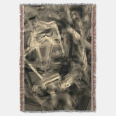 Die beigefarbenen Quadrate mit Pinselstrichen Decke (Vorderseite Vertikal)