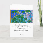 Die Beileid-/Beileidskarte des stillstehenden Karte (Rückseite)