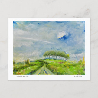 Die beinahe Zuhause-Bäume Postkarte