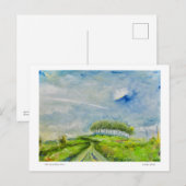 Die beinahe Zuhause-Bäume Postkarte (Vorne/Hinten)