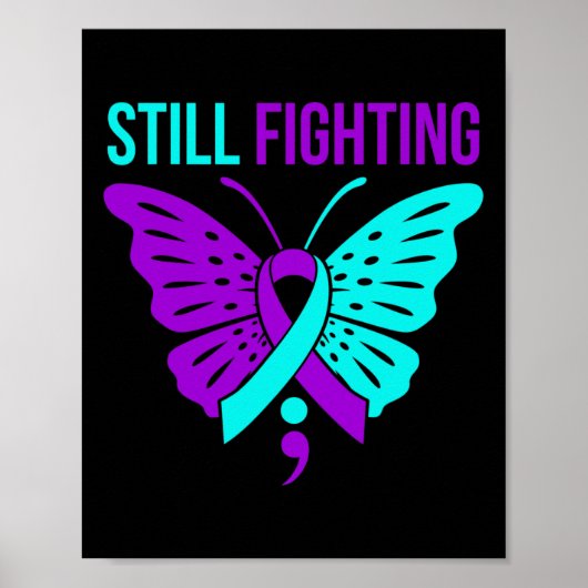 Die Bekämpfung von glücklichen Selbstmordgedanken  Poster (Vorne)