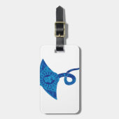 Die bekannten Ozeane Gepäckanhänger (Vorderseite vertikal)