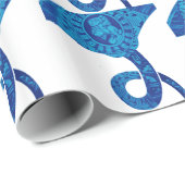 Die bekannten Ozeane Geschenkpapier (Rolleneckpunkt)