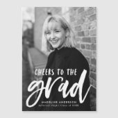 Die Bekanntgabe des Grad Script-Abschlusses Magneteinladung (Vorderseite)