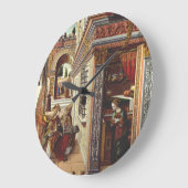 Die Bekanntgabe mit den Heiligen Emiraten Große Wanduhr (Winkel)