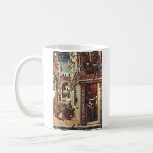 Die Bekanntgabe mit den Heiligen Emiraten Kaffeetasse (Links)