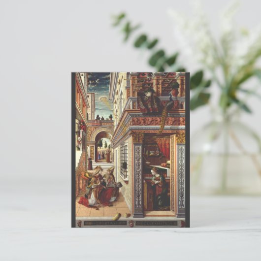 Die Bekanntgabe mit den Heiligen Emiraten Postkarte (Stehend Vorderseite)