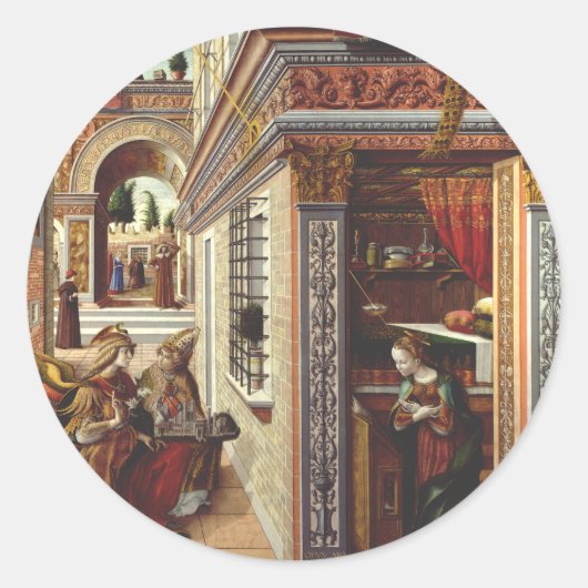 Die Bekanntgabe mit den Heiligen Emiraten Runder Aufkleber (Vorderseite)