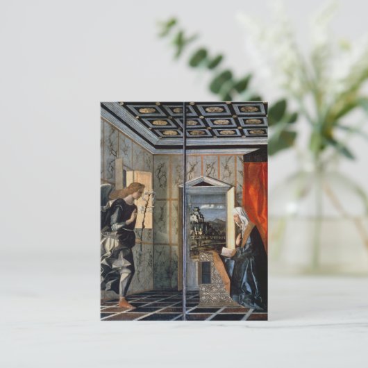 Die Bekanntmachung 2 Postkarte (Stehend Vorderseite)