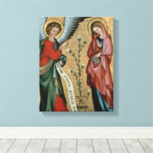 Die Bekanntmachung, c.1330 (Öl auf Tafel) Leinwanddruck (Insitu (Holzboden))