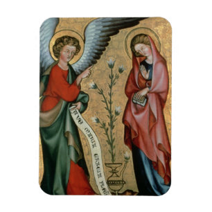 Die Bekanntmachung, c.1330 (Öl auf Tafel) Magnet