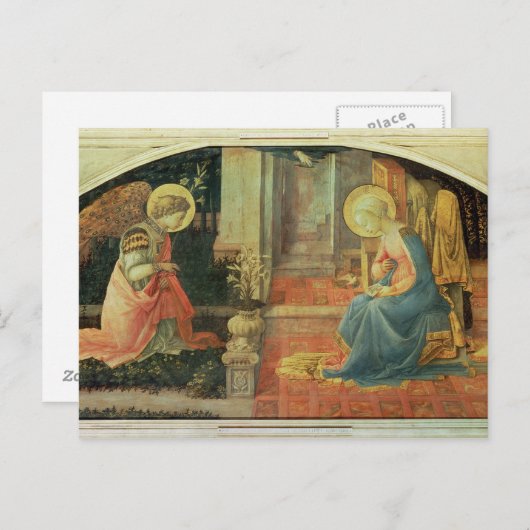 Die Bekanntmachung, c.1450-3 Postkarte (Vorne/Hinten)