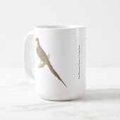 Die beklagende Taube (Carolina Turtle Dove) NY Vög Kaffeetasse (Vorderseite Links)