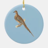 Die beklagende Taube (Carolina Turtle Dove) NY Vög Keramik Ornament (Hinten)