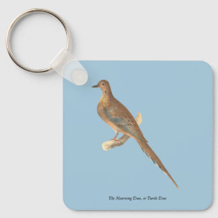 Die beklagende Taube (Carolina Turtle Dove) NY Vög Schlüsselanhänger
