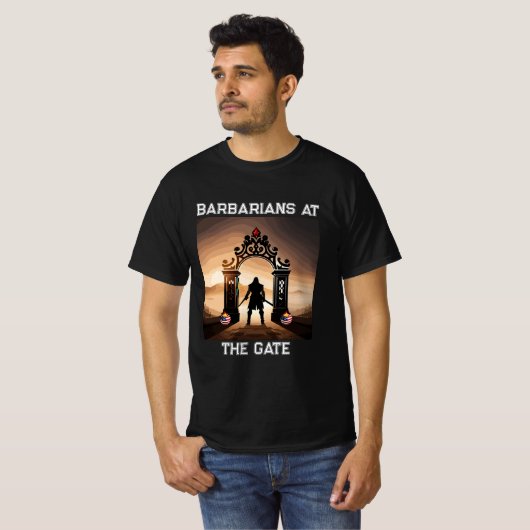 Die Belagerung: Barbaren an den Toren Amerikas T-Shirt (Vorne ganz)