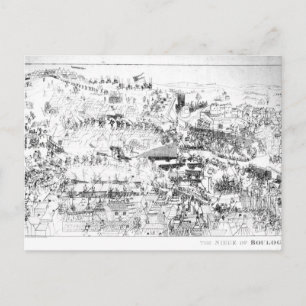 Die Belagerung Boulognes durch König Heinrich VIII Postkarte