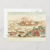 Die Belagerung Danzigs Postkarte (Vorne/Hinten)