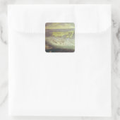 Die Belagerung der Ile de Re Quadratischer Aufkleber (Tasche)