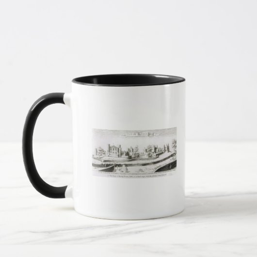 Die Belagerung des Basierens von Haus, 1645 Tasse (Links)