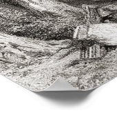 Die Belagerung des Lathom House Poster (Ecke)